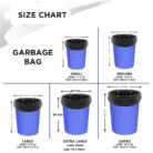 garbage size chart