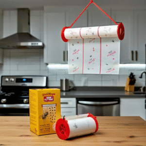 Mini Trap Dutch and Goodbye Flying Insect Trap Effective and Powerful Safe Fly Catcher Mini (Small Size 10cm x 4 Mtrs Roll Pack of 2