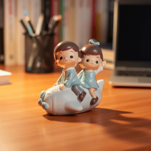 Romantic Love Couple Showpiece Statue Decorative Items for Home Decor Table Decoration